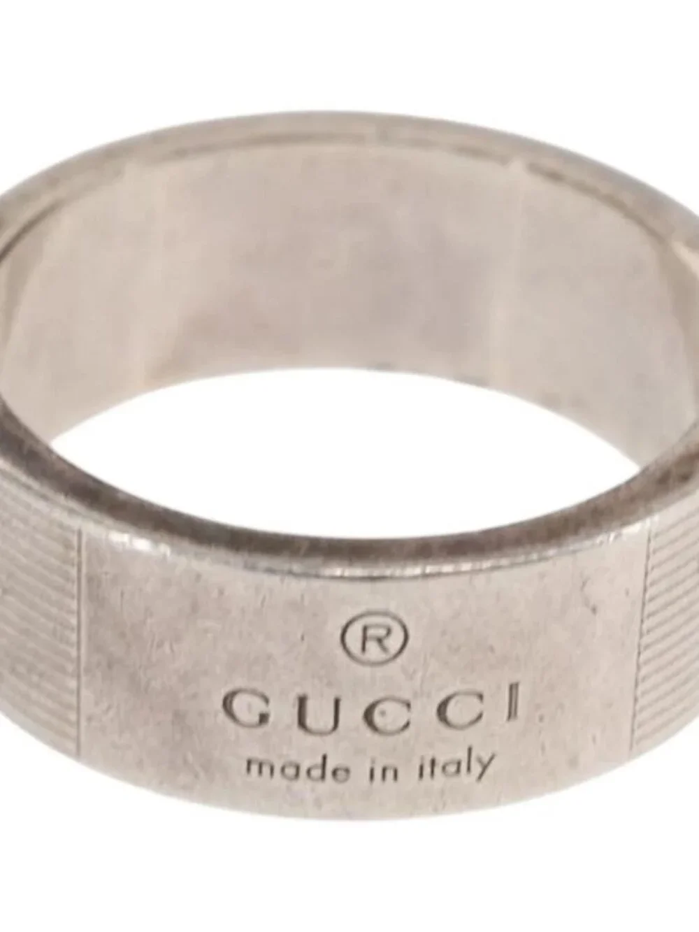 GUCCI Ring Ag925 Silver #4(JP Size) Auth bs32176